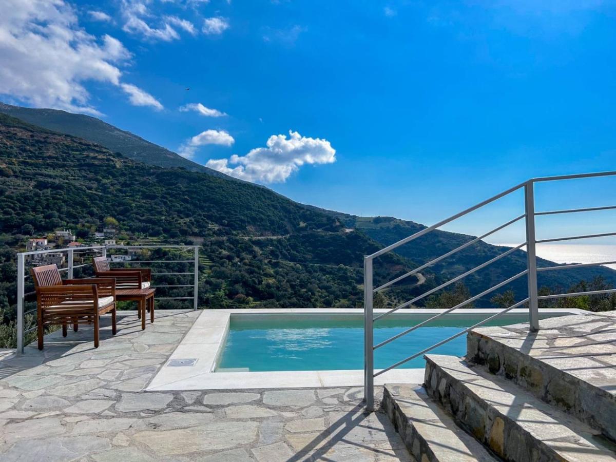 Kámbos Kampos View - Quiet House At The End Of The Road, Private Poolヴィラ エクステリア 写真
