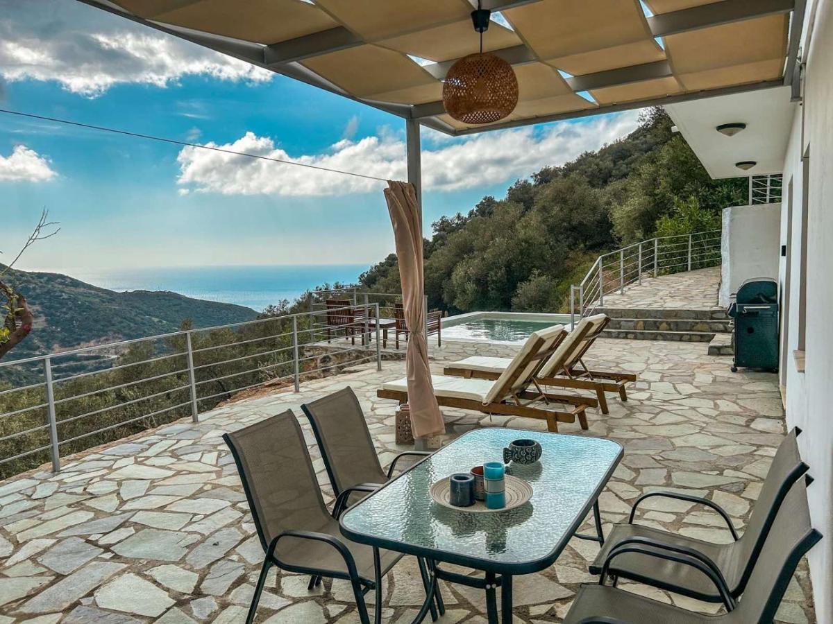 Kámbos Kampos View - Quiet House At The End Of The Road, Private Poolヴィラ エクステリア 写真